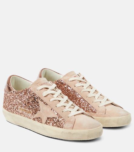 Baskets en cuir à paillettes - Golden Goose - Modalova