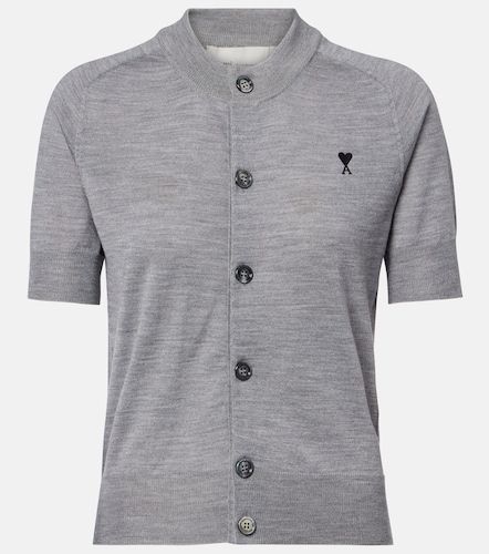 Ami Paris Cardigan en laine - Ami Paris - Modalova