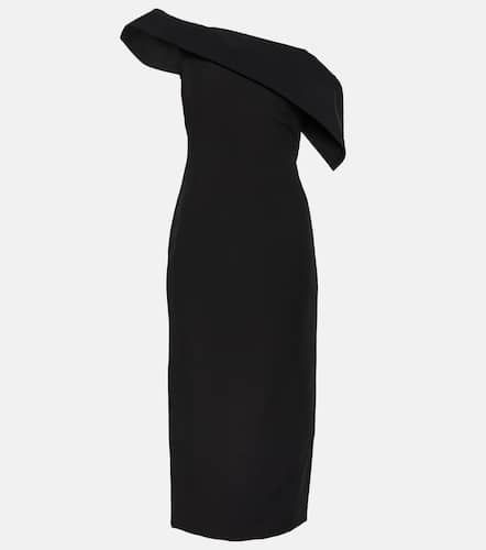 Robe midi asymétrique en laine et soie - Roland Mouret - Modalova