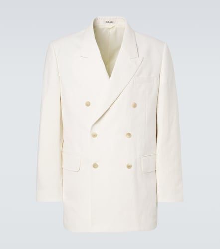 Blazer en laine, coton et lin - Auralee - Modalova