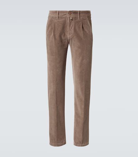 Pantalon tapered en velours côtelé de coton - Kiton - Modalova