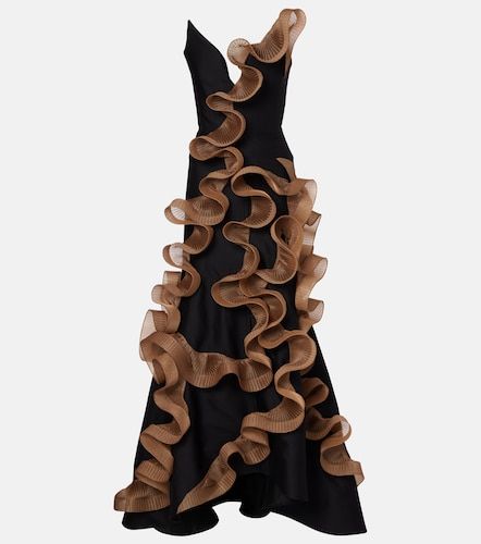 Robe longue Explode en laine et soie - Maticevski - Modalova