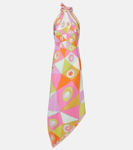 Pucci Robe midi Occhi en soie - Pucci - Modalova