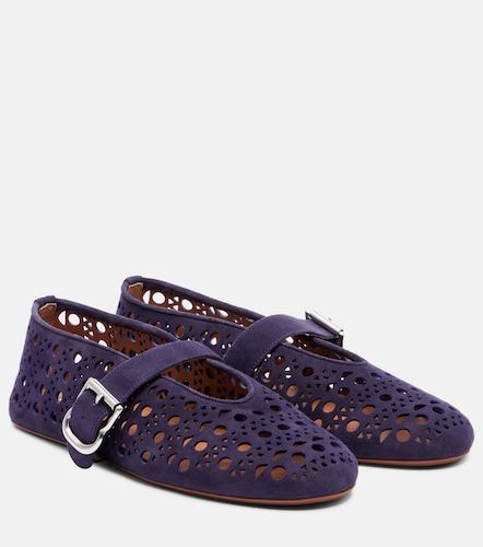 Alaïa Ballerines Vienne en daim - Alaia - Modalova
