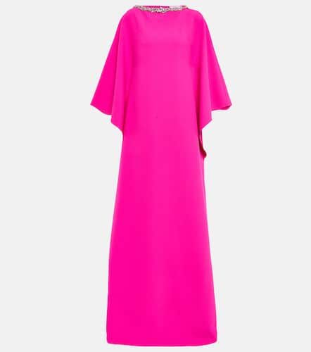 Robe longue Arama en crêpe à ornements - Safiyaa - Modalova