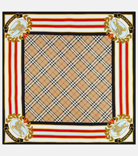 Burberry Foulard Montage en soie - Burberry - Modalova