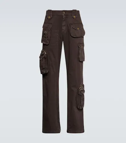 Pantalon cargo droit à taille mi-haute - Dolce&Gabbana - Modalova