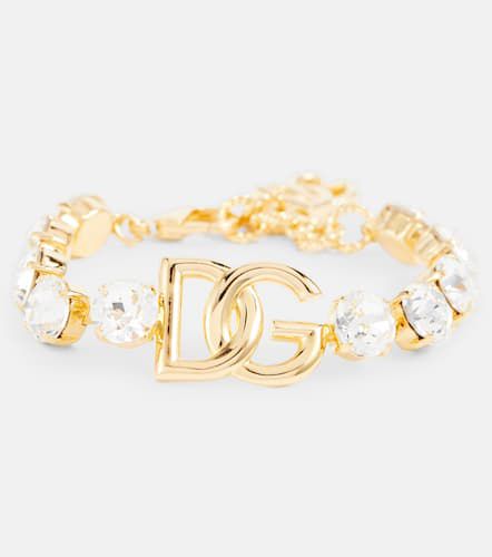 Bracelet DG à cristaux - Dolce&Gabbana - Modalova