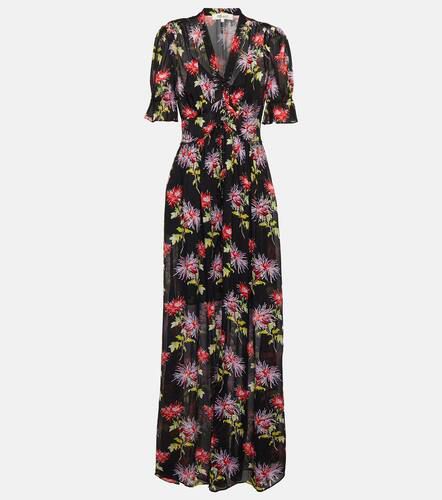 Robe longue Erica à fleurs - Diane von Furstenberg - Modalova