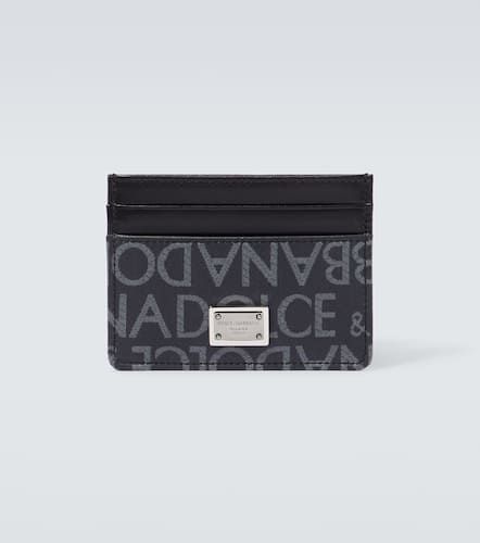 Porte-cartes en cuir à logo - Dolce&Gabbana - Modalova