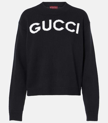 Gucci Sweat-shirt en laine à logo - Gucci - Modalova