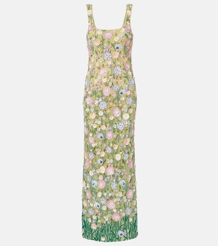 Là Fuori Robe longue à ornements floraux - La Fuori - Modalova