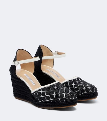 Espadrilles compensées Espadrahi à effet raphia - Manolo Blahnik - Modalova