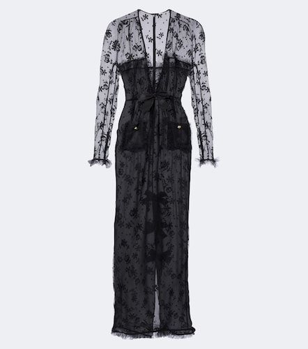 Robe longue en dentelle - Alessandra Rich - Modalova