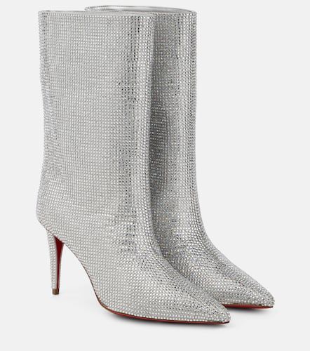 Bottines Astrilarge Strass en daim - Christian Louboutin - Modalova