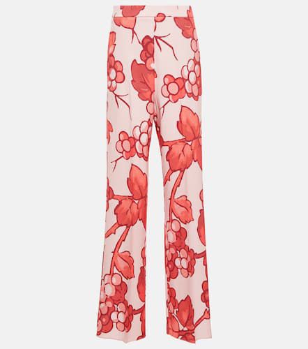 Pantalon à taille haute à fleurs - Etro - Modalova