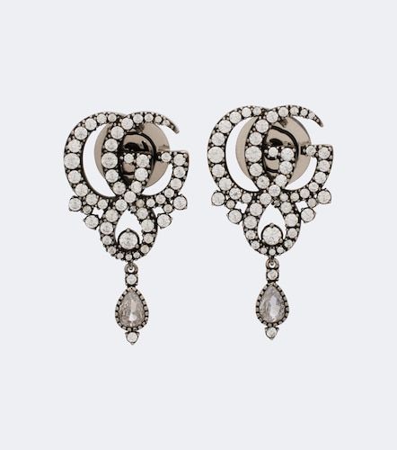 Boucles d'oreilles GG Marmont à ornements - Gucci - Modalova