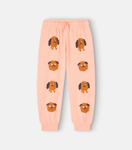 Pantalon de survêtement Doggies imprimé en coton - Mini Rodini - Modalova