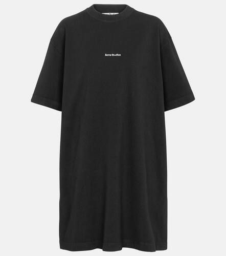 Robe t-shirt en coton à logo - Acne Studios - Modalova