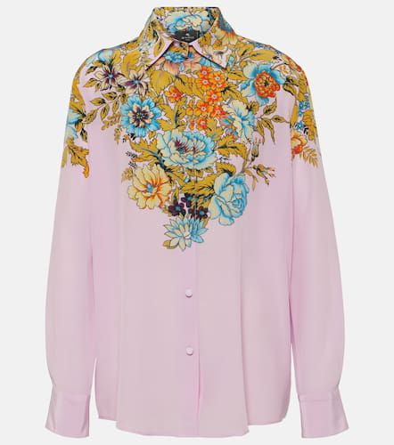 Etro Chemise en soie à fleurs - Etro - Modalova