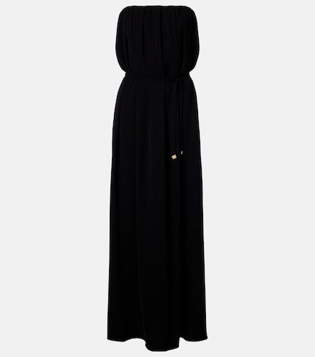 Robe longue bustier Elegante Sax en crêpe - Max Mara - Modalova