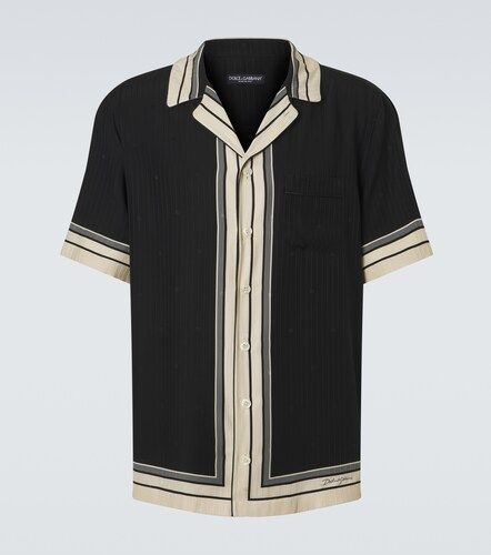 Chemise rayée en soie - Dolce&Gabbana - Modalova