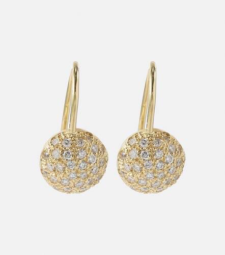 Boucles d'oreilles Sphere en or 18 ct et diamants - Ileana Makri - Modalova