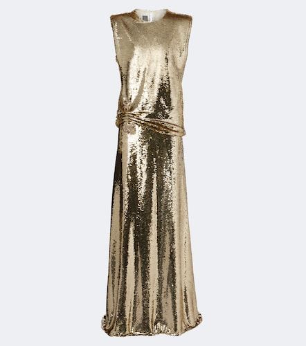 Robe longue à sequins - Monique Lhuillier - Modalova