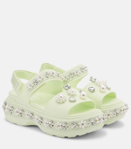 X Crocs Sandales compensées à ornements - Simone Rocha - Modalova