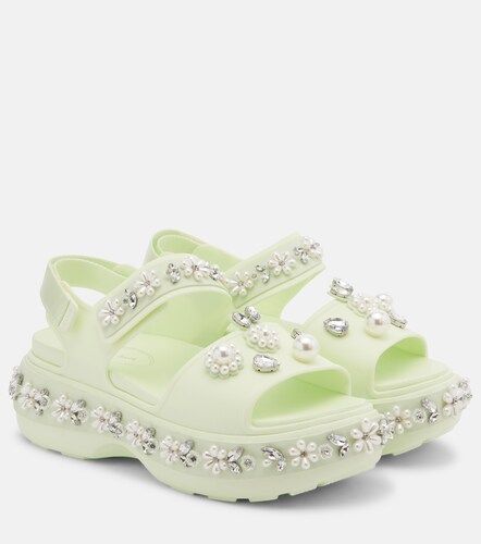 X Crocs Sandales compensées à ornements - Simone Rocha - Modalova