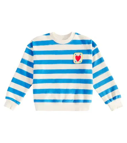 Sweat-shirt Love rayé en coton - Jellymallow - Modalova