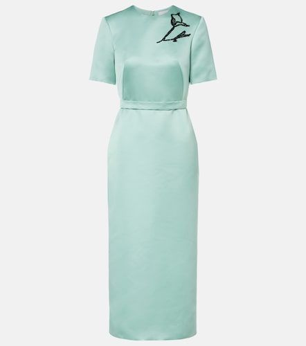 Erdem Robe midi en satin - Erdem - Modalova