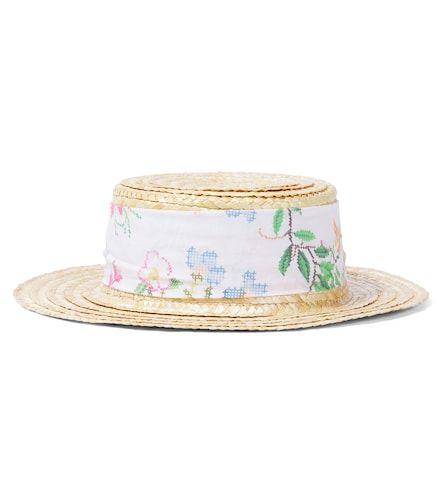 Chapeau en paille à fleurs - Patachou - Modalova