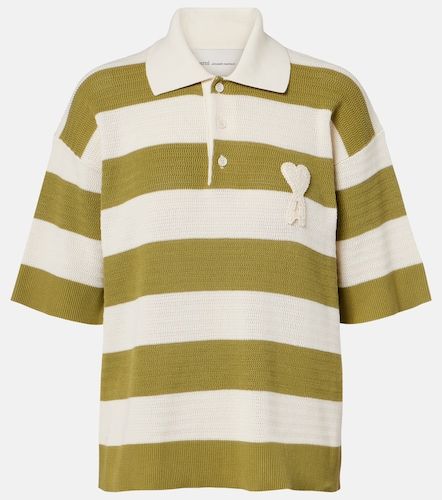 Polo Ami de Cœur en coton rayé - Ami Paris - Modalova