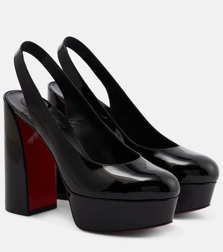 Escarpins Movida à plateau en cuir verni - Christian Louboutin - Modalova