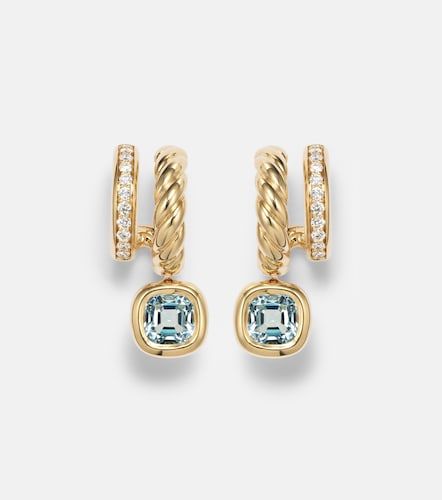 Boucles d'oreilles DY Mercer® en or 18 ct, topazes et diamants - David Yurman - Modalova