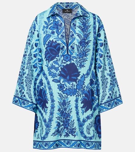 Robe oversize en coton imprimée - Etro - Modalova