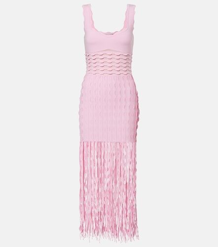 Robe Brionne en maille à franges - Simkhai - Modalova