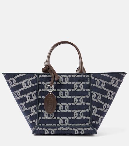 Tod's Cabas Double Up Small en jean - Tod's - Modalova