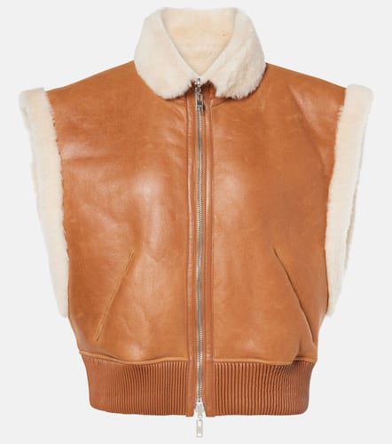 Veste sans manches Edwina en cuir - Isabel Marant - Modalova