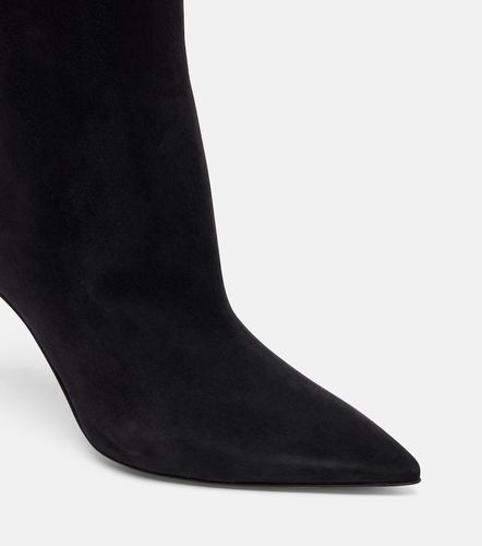 Bottes Miralone 90 en daim - Manolo Blahnik - Modalova