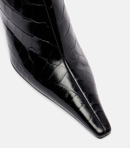 Bottines 75 en cuir embossé - Victoria Beckham - Modalova