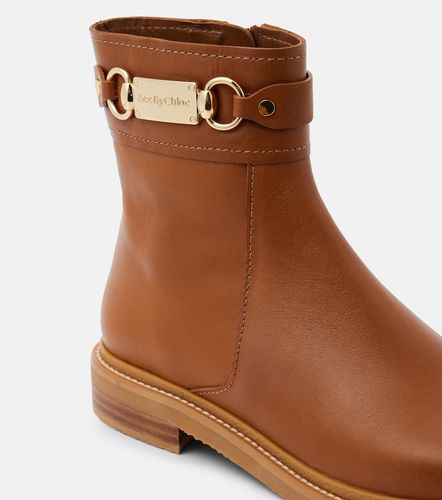 See By Chloé Bottines Signature en cuir - See By Chloe - Modalova