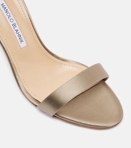Sandales Chaos en satin - Manolo Blahnik - Modalova