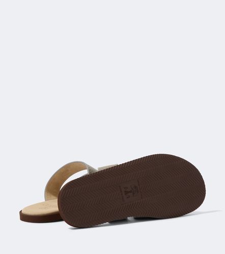 Sandales en daim à logo - Brunello Cucinelli - Modalova