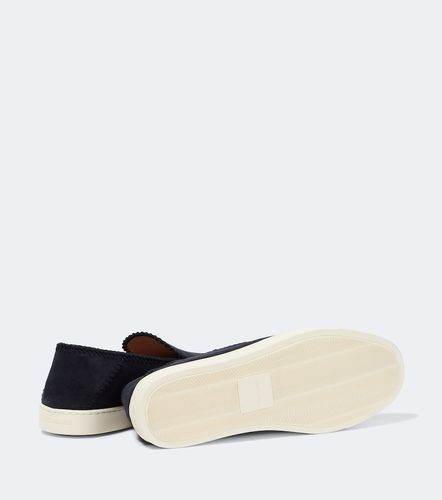 Mocassins Galleria 3 en daim - Giorgio Armani - Modalova