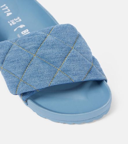 Mules Sylt en denim matelassé - Birkenstock 1774 - Modalova