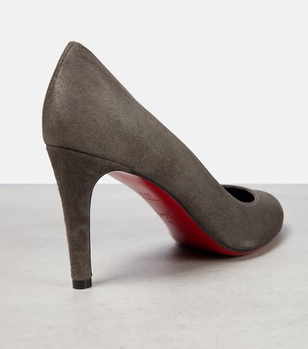 Escarpins Pumppie 85 en daim - Christian Louboutin - Modalova