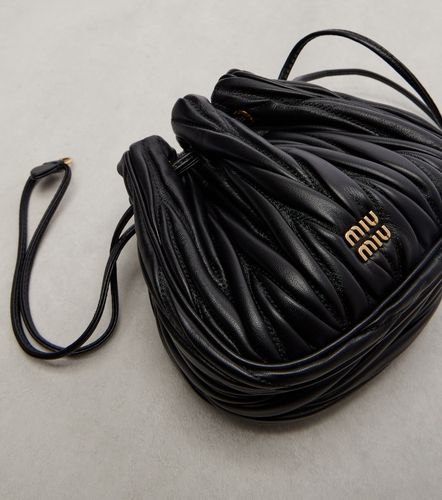 Miu Miu Sac seau en cuir matelassé - Miu Miu - Modalova