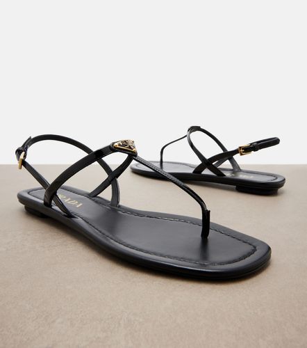 Prada Sandales en cuir verni - Prada - Modalova